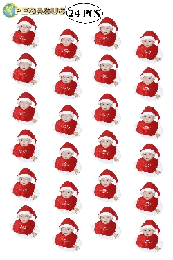 CAPPELLO NATALE CON BAVETTA (CF 24 PZ)